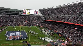 Chicago Bears Player Introductions Soldier Field Vikings game 9/29/2019 (offense)