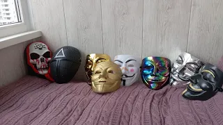 обзор на все мои маски анонимуса