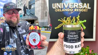 Halloween Horror Nights FOOD: The Last of Us Ravioli & Stranger Things Cake | Universal Studios