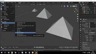 3D scale model of Giza Pyramids from site plan using Inkscape, Blender, three.js