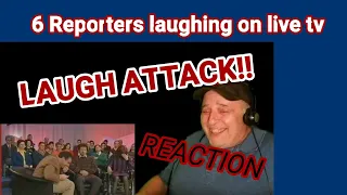 6 reporters who couldn't stop laughing on live tv. REACTION!!!