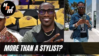 Rumors Are Building Of Shannon Sharpe and His Stylist.