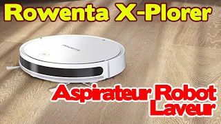 Présentation de Rowenta X Plorer Aspirateur Robot Laveur Autonomie Pour Sols durs Poils d'animaux