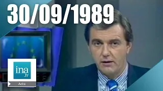 20h Antenne 2 du 30 septembre 1989 : La télé à 60 ans | Archive INA