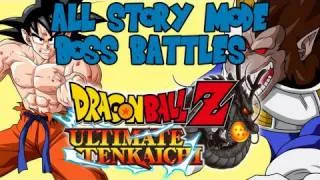 Dragon Ball Z Ultimate Tenkaichi - All Story Mode Boss Battles 【HD】