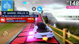 How to perform 9 Barrel Rolls - British Season | Ancient Ruins - Asphalt 9