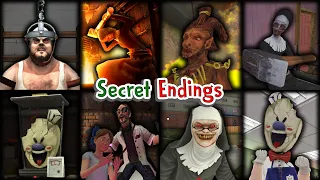 Keplerians Secret Endings - Ice Scream 8-7-3, Evil Nun 1-2 & The Broken Mask, Mr Meat 1-2