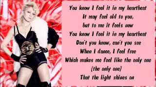 Madonna - Heartbeat Karaoke / Instrumental with lyrics on screen