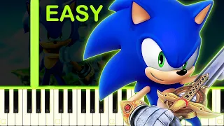 SONIC AND THE BLACK KNIGHT THEME - EASY Piano Tutorial