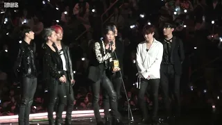 181212 BTS 대상수상소감 직캠 Fancam 4K