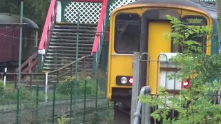 Class 150 departs Betws-y-coed for Ffestiniog