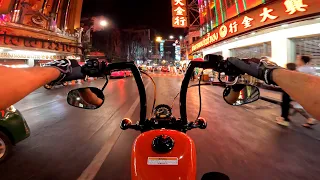 Harley Davidson 48 Pure Sounds - Destination Street Food China Town ( ThaiLand )#harleydavidson
