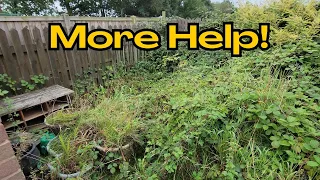 New Mum needs more HELP! Overgrown Garden Still Needs Work | Landscape TRANSFORMATION & Clean Up