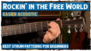 "Rockin' In The Free World" Easier Guitar Tutorial - Neil Young Acoustic Lesson