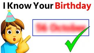 I will Show Your Birthday In This Video!! 🤯 (Real)