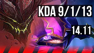 MALPHITE vs KENNEN (TOP) | 9/1/13, Godlike, 500+ games | KR Grandmaster | 14.11