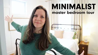 Minimalist Bedroom TOUR | Small Master Bedroom reset + refresh | Minimalist Living
