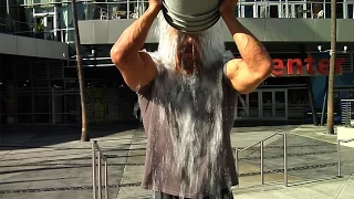 Triple H takes the "Ice Bucket Challenge"