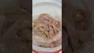 Как чистить и хранить кишки - натуральную оболочку для колбасы