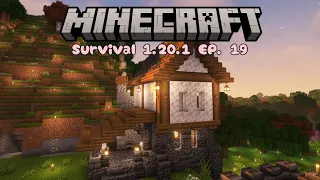 Minecraft 1.20.1 Survival Let's Play: Weaponsmith House Build!! | Episode 19