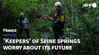 The "keepers" of the river Seine springs worry about its low level | AFP