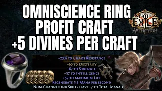 POE 3.23 - EASY CURRENCY Crafting Omniscience Amethyst Attribute Rings - Path of Exile Affliction