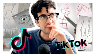 ilustrador reacciona a CONSEJOS DE DIBUJO EN TIKTOK