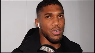 'HIS DAD WONT LET HIM NOT FIGHT ME' -ANTHONY JOSHUA BRUTALLY HONEST ON TYSON FURY, WILDER, WHYTE WIN