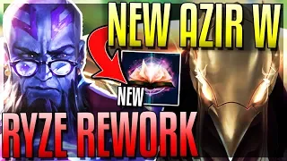 RYZE DOES TRUE DMG NOW!? NEW AZIR W! HUGE Mana Changes & More! New 8.9 Changes - League of Legends