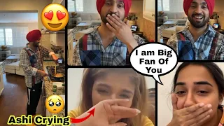 Diljit Dosanjh Fun On Live And Diljit Dosanjh Cooking On live, Ashi Khanna And Mostly Sane 😍❤️