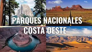 TOP PARQUES NACIONALES  DE LA COSTA OESTE DE LOS EEUU  🇺🇸  YOSEMITE, MONUMENT VALLEY Y OTROS