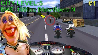 Road Rash ⭐ Fights & Accidents But Winner! (PC 1995 to 2020) #1