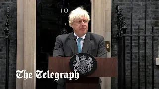 In full: Boris Johnson says his final goodbyes as he leaves Downing Street for last time