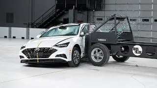 2022 Hyundai Sonata updated side IIHS crash test