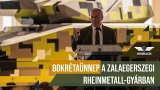 Bokrétaünnep a zalaegerszegi Rheinmetall-gyárban