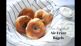 Two-Ingredient Air Fryer Bagels | WW Recipes | Quick Bread Recipes