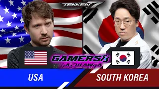 KOREA vs USA - Top 8 | Gamers8 TEKKEN 7 Nations Cup 2023