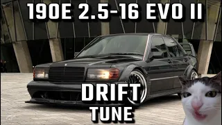 GT7- 190E 2.5-16 Evo drifting tune