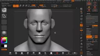 ZBRUSH head sculpting part2