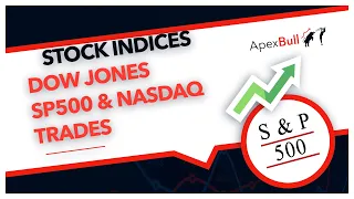 WHAT TRADES ARE HAPPENING IN STOCK INDICES SP500 US30 NAS100 ?