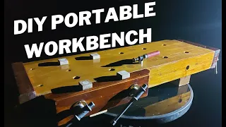 DIY Portable Mini Workbench (without commercial breaks in video!)