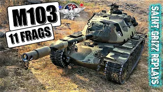 WoT M103 Gameplay ♦ 11 Frags 9.4k Dmg ♦ Heavy Tank Review