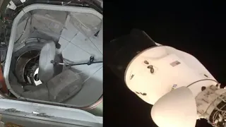 SpaceX Crew-2 “Endeavour” Crew Dragon Hatch Closure