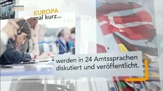 Europa mal kurz: Die Sprachen