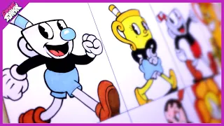 Drawing Cuphead Game👀/ Mugman / Ms. Chalice / Cuphead / The Delicious Last Course / speedpaint