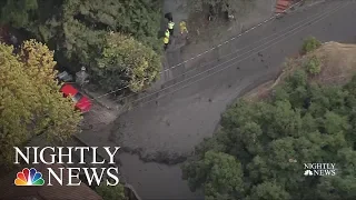 California Community Hopes Steel Nets Will Protect Against Mudslides | NBC Nightly News