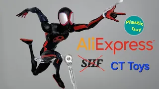 CT Toys Miles Morales SPIDER-MAN SH Figuarts Across The SpiderVerse Bootleg Knock Off Action Figure