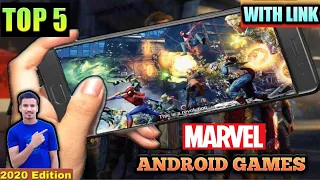 Top 5 Offline Marvel Games For Android | High Graphics | With Link | 2020