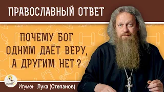 ПОЧЕМУ БОГ ОДНИМ ДАЕТ ВЕРУ, А ДРУГИМ НЕТ ?  Игумен Лука (Степанов)