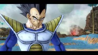 Dragonball Z Ultimate Tenkaichi - Story Mode Fight 12 Vegeta (Scouter) vs Zarbon